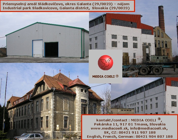 
	Priemyseln� are�l Sl�dkovi�ovo, okres Galanta (29/0023) - n�jom
