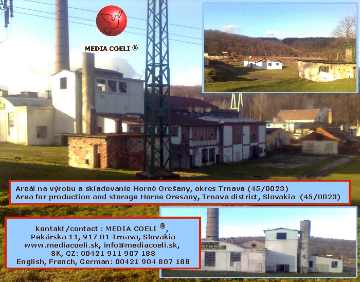 
	Are�l na v�robu a skladovanie Horn� Ore�any, okres Trnava (45/0023)
